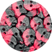 BUBS Raspberry and Liquorice Gummy Skulls - Happy Candy UK LTD