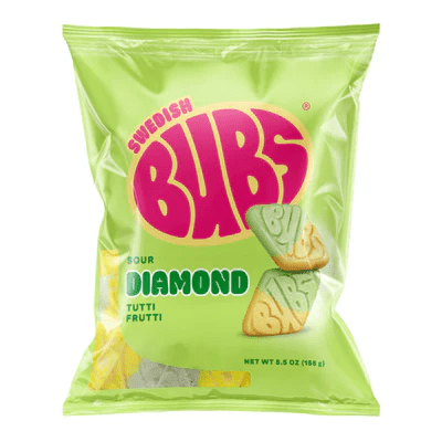 Bubs Sour Diamond Tutti Frutti (USA) 156g