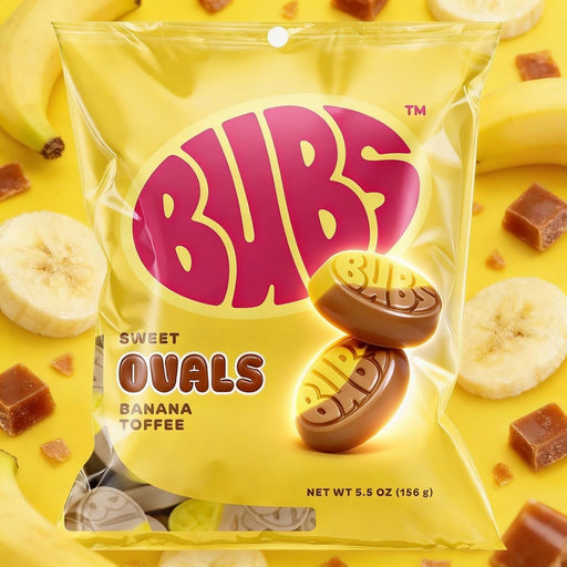 Bubs Sweet Ovals Banana Toffee (USA) 156g