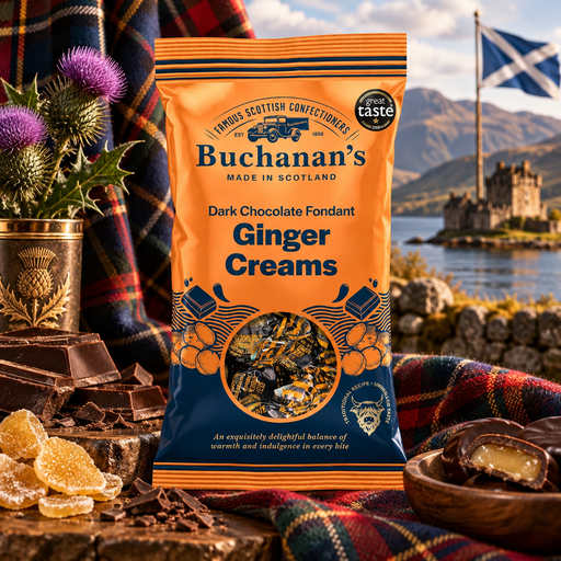 Buchanan's Dark Chocolate Fondant Ginger Creams Bag 120g