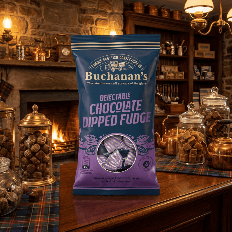 Buchanan's Delectable Chocolate Dipped Fudge 120g