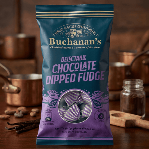 Buchanan's Delectable Chocolate Dipped Fudge 120g