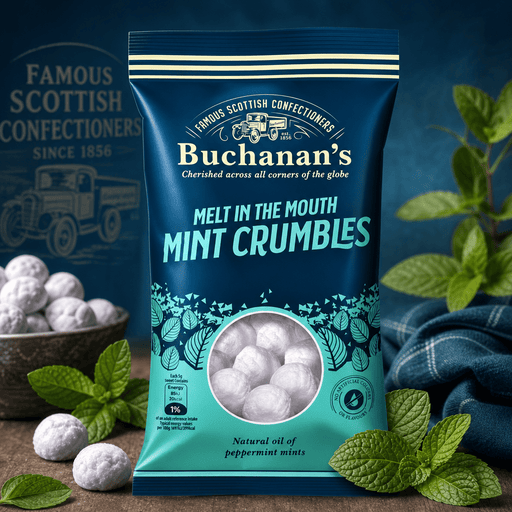 Buchanan's Melt in the Mouth Mint Crumbles Bags 140g