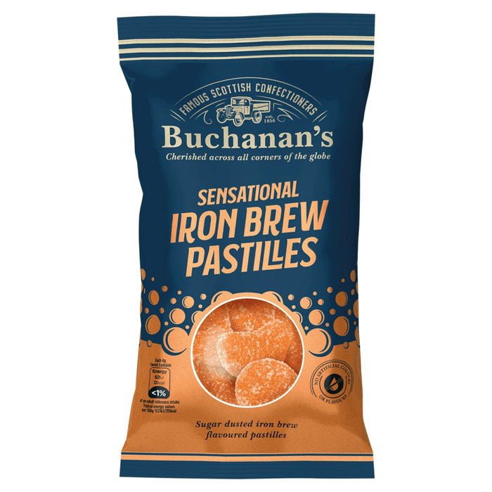 Buchanan's Sensational IRON BREW Pastilles Bag 145g - Happy Candy UK LTD