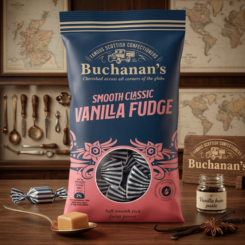 Buchanan's Smooth Classic Vanilla Fudge Bag 120g