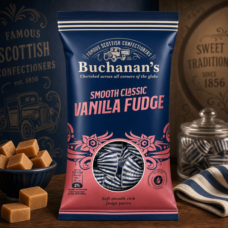 Buchanan's Smooth Classic Vanilla Fudge Bag 120g