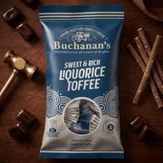 Buchanan's Sweet & Rich Liquorice Toffee Bag 120g