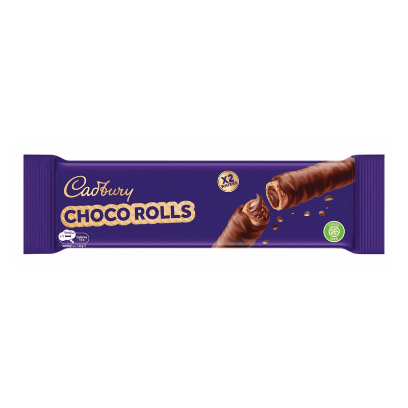 Cadbury Choco Rolls Crispy Rolls (IMPORT) 22g