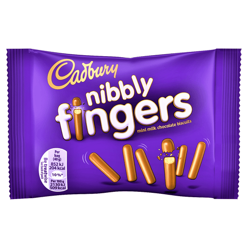 Cadbury Chocolate Nibbly Mini Fingers 40g - Happy Candy UK LTD