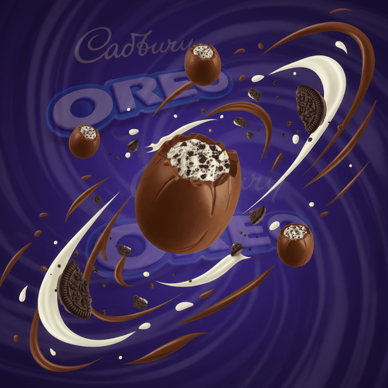 Cadbury Chocolate Oreo Eggs 5 Pack 155g