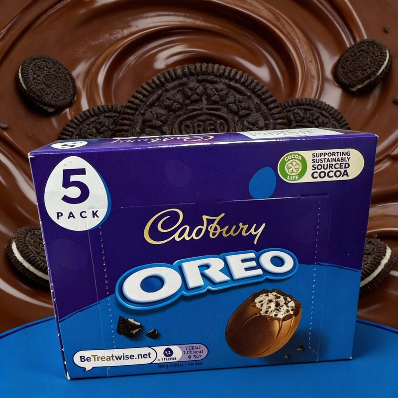 Cadbury Chocolate Oreo Eggs 5 Pack 155g