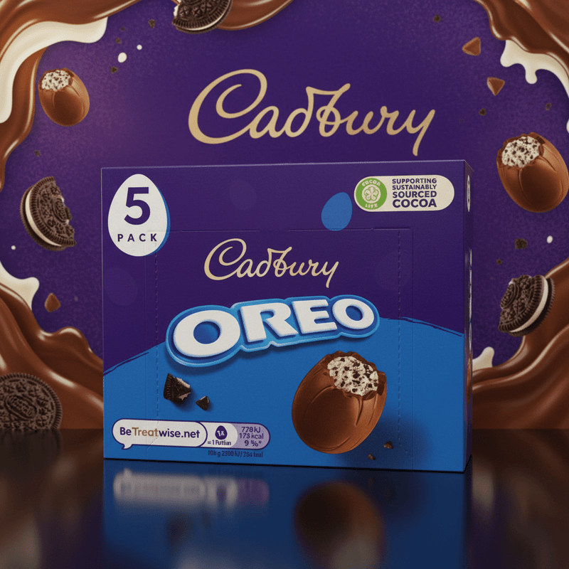 Cadbury Chocolate Oreo Eggs 5 Pack 155g