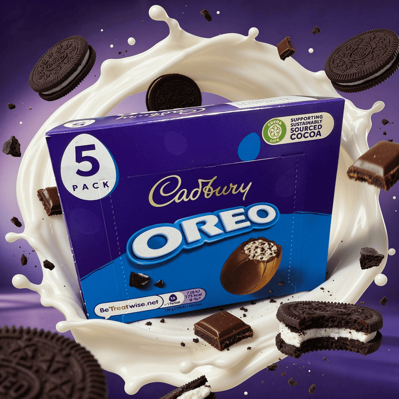 Cadbury Chocolate Oreo Eggs 5 Pack 155g
