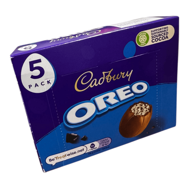 Cadbury Chocolate Oreo Eggs 5 Pack 155g