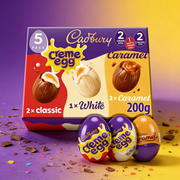 Cadbury Creme Egg Chocolate Mixed 5 Pack Multipack 200g
