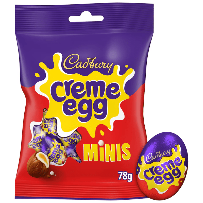 Cadbury Creme Egg Minis Milk Chocolate Bag 78g