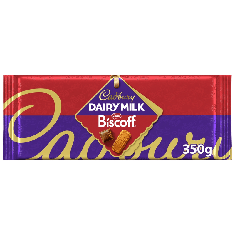 Cadbury Dairy Milk BISCOFF Giant XL Gift Chocolate Bar 350g