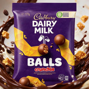 Cadbury Dairy Milk Chocolate Balls Crunchie Bag (AUSTRALIA) 127g