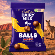 Cadbury Dairy Milk Chocolate Balls Crunchie Bag (AUSTRALIA) 127g