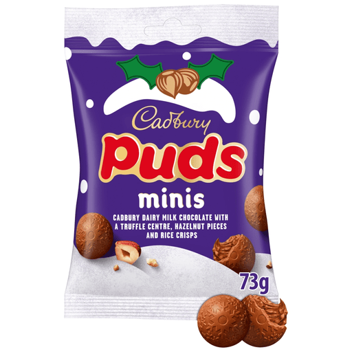 Cadbury Dairy Milk Chocolate Mini Puds Bag 73g
