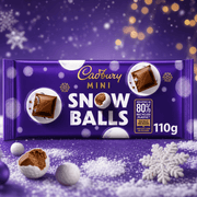 Cadbury Dairy Milk Mini Snowballs Chocolate Bar 110g
