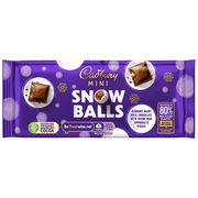 Cadbury Dairy Milk Mini Snowballs Chocolate Bar 110g