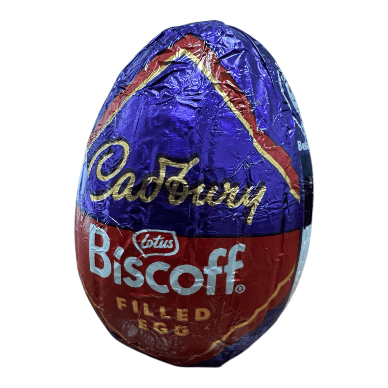 Cadbury Milk Chocolate Biscoff Filled Egg BULK RETAIL BOX 48x32g