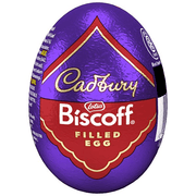 Cadbury Milk Chocolate Biscoff Filled Egg BULK RETAIL BOX 48x32g