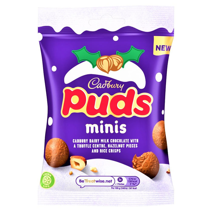 Cadbury Puds Minis Bag 73g - Happy Candy UK LTD