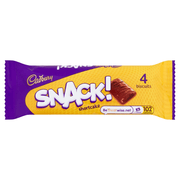 Cadbury Snack Shortcake Chocolate Biscuit 4 Pack 40g