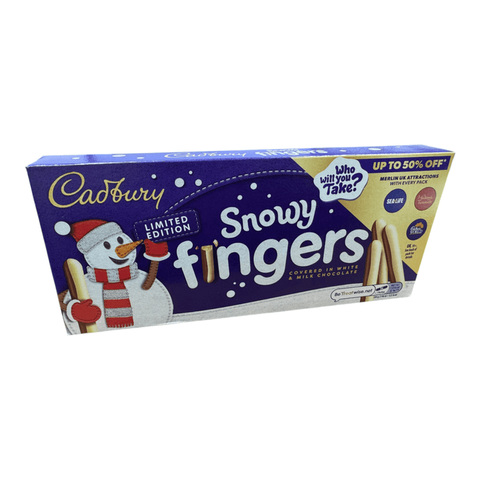 Cadbury Snowy Fingers Biscuits Limited Edition Box 115g