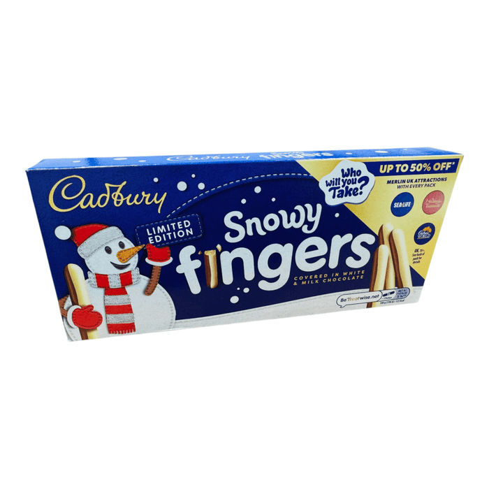 Cadbury Snowy Fingers Biscuits Limited Edition Box 115g