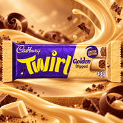 Cadbury Twirl GOLDEN DIPPED Milk Chocolate Bar (LIMITED EDITION) 43g