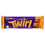 Cadbury Twirl Orange Chocolate Bar 43g - Happy Candy UK LTD
