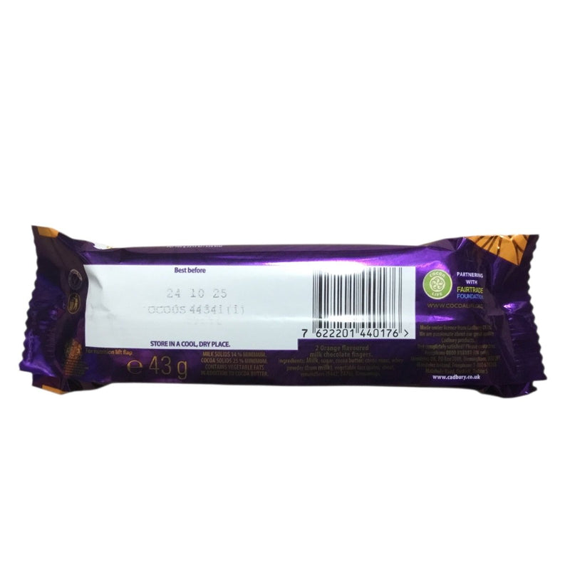 Cadbury Twirl Orange Chocolate Bar 43g - Happy Candy UK LTD