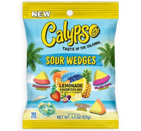 Calypso Sour Wedges Lemonade Favourites Mix (USA) 127g