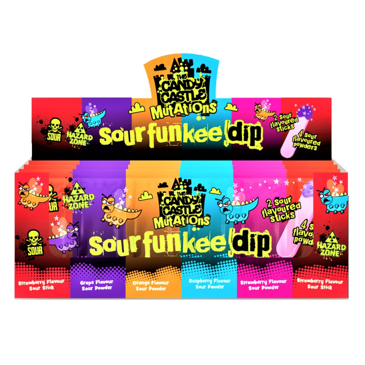 Candy Castle Mutations Sour Funkee Dip 40g Happy Candy UK LTD