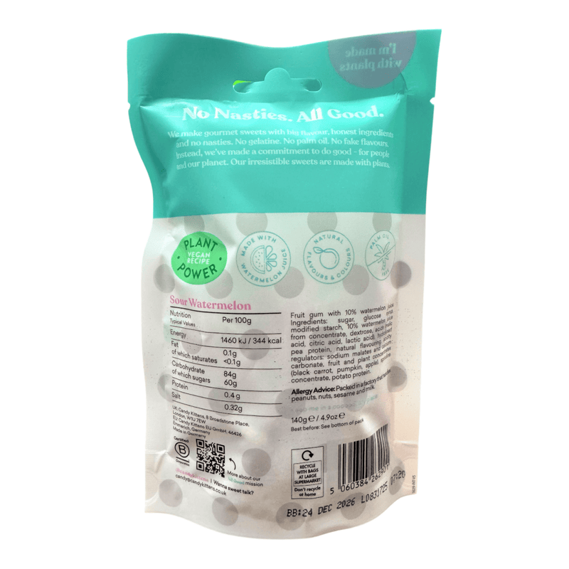 CANDY KITTENS Sour Watermelon Vegan Gourmet Sweets 140g