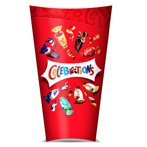 Celebrations Milk Chocolate Selection Box of Mini Chocolate & Biscuit Bars 300g - Happy Candy UK LTD