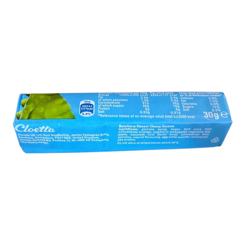 Chewits Blue Raspberry Flavour Stick Pack 30g - Happy Candy UK LTD