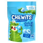 Chewits Blue Raspberry Juicy Bites 115g - Happy Candy UK LTD