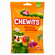 Chewits FRUITY JEWELS Chewy Gummies Share Bag 125g