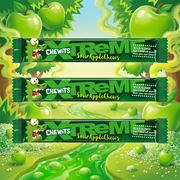 Chewits XTREME Extremely Sour Apple Chews Multipack (3x34g)