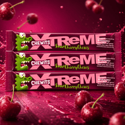 Chewits XTREME Extremely Sour Cherry Chews Multipack (3x34g)