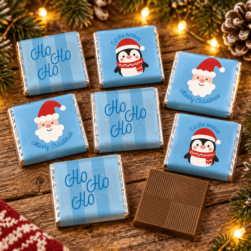 Christmas Themed Milk Chocolate Neapolitans 8 Pack 40g