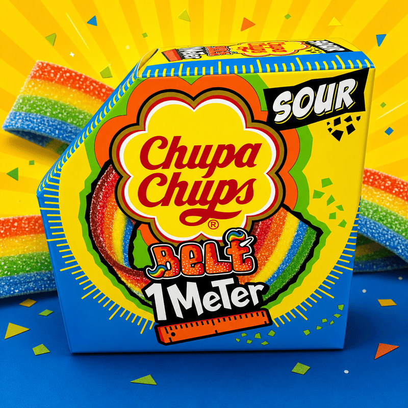 Chupa Chups 1 Metre Sour Belt 55g