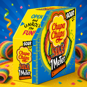 Chupa Chups 1 Metre Sour Belt 55g