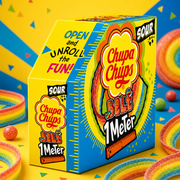 Chupa Chups 1 Metre Sour Belt 55g