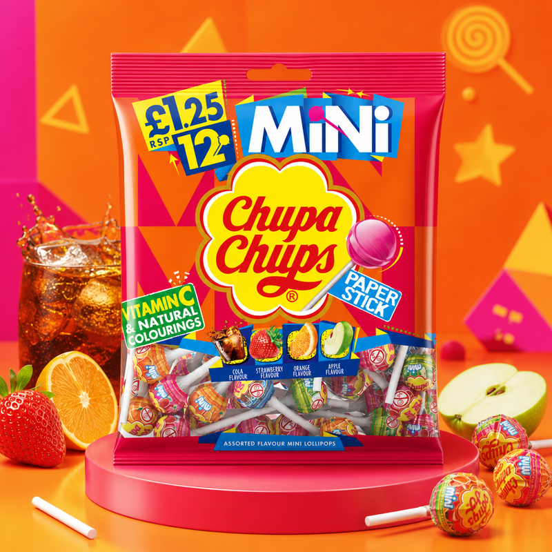 Chupa Chups Minis 12 Pack Bag 72g