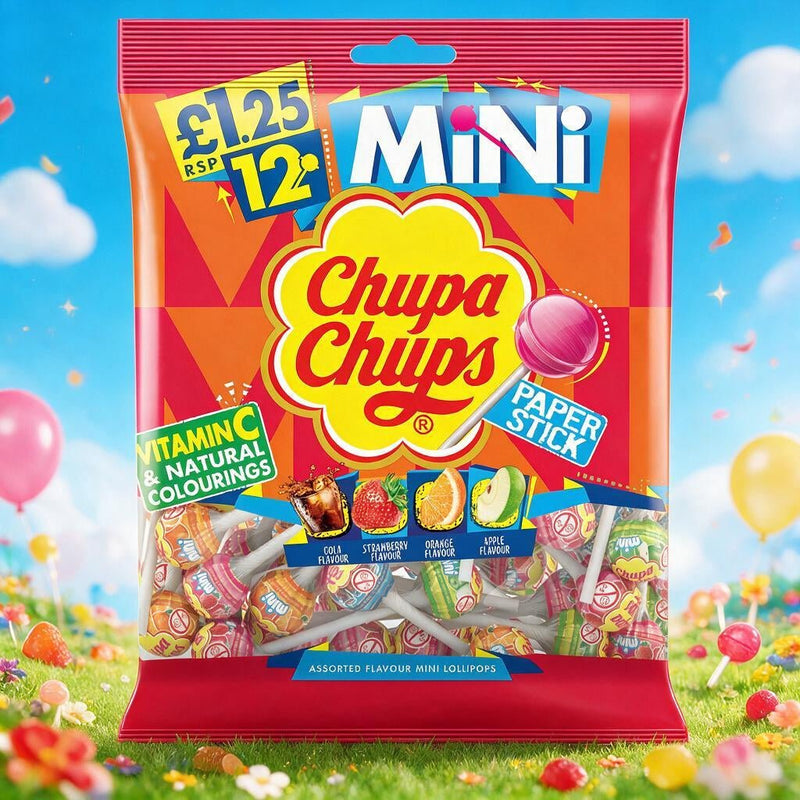 Chupa Chups Minis 12 Pack Bag 72g